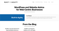 Desktop Screenshot of builtforagility.com