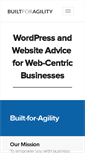 Mobile Screenshot of builtforagility.com